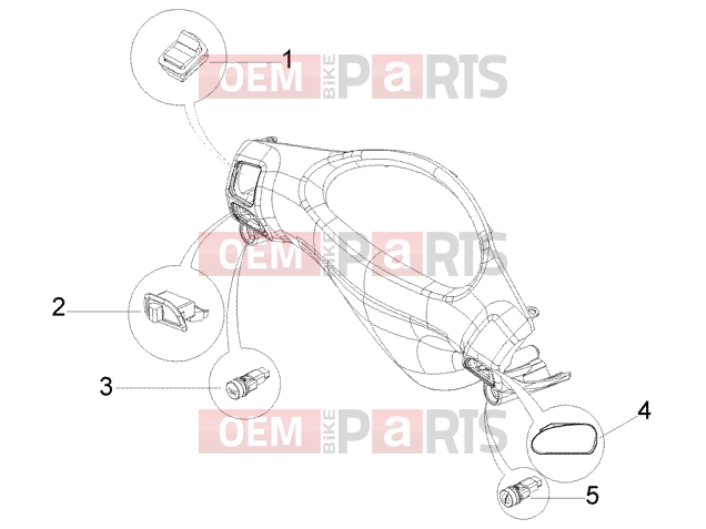 Electrical system » Electrical device - Piaggio Fly 50 2T