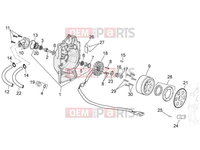 ENGINE » Ignition unit - Aprilia Atlantic 300 2012