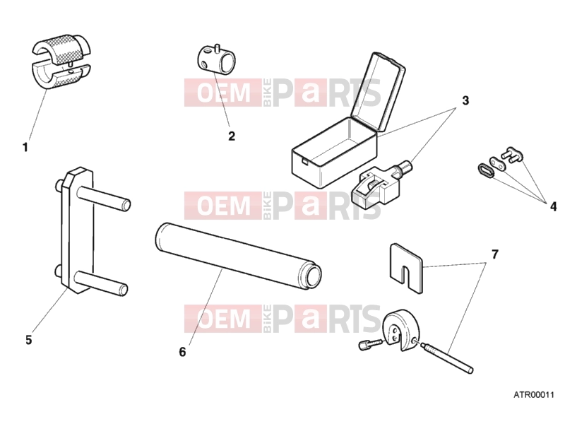 DUCATI 2008 Monster 400 WORKSHOP SERVICE TOOLS, FRAME » FRAME