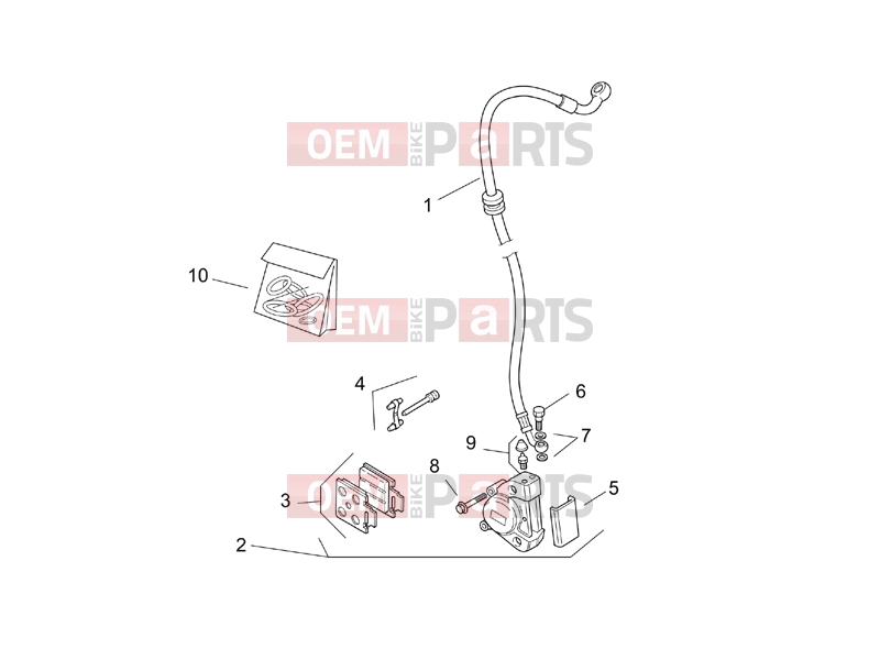 APRILIA SR 50 Di-Tech FRAME » Front brake caliper