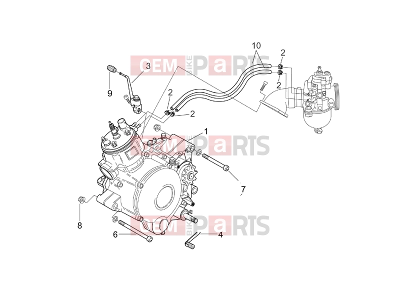 APRILIA MX 50 ENGINE » Engine