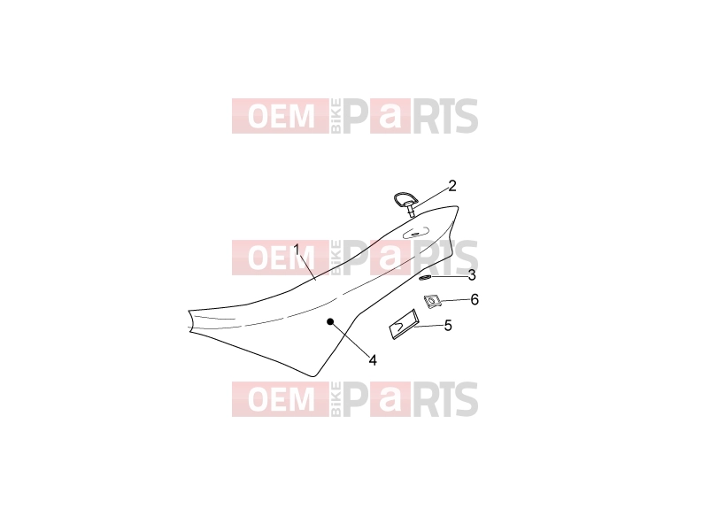 APRILIA MXV 450 Cross FRAME » Saddle