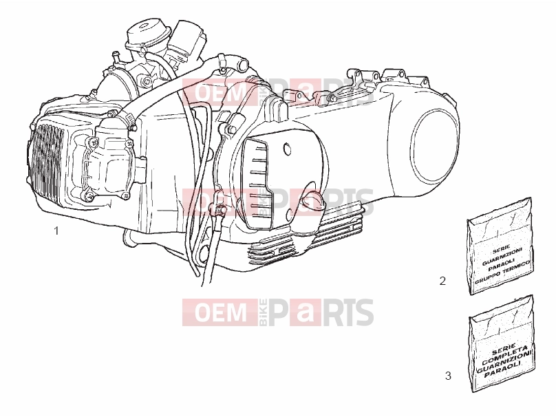 derbi Boulevard 200 4T Tables » Engine