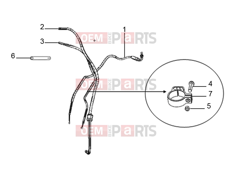 Frame » Cables - Derbi ETX 150 2015