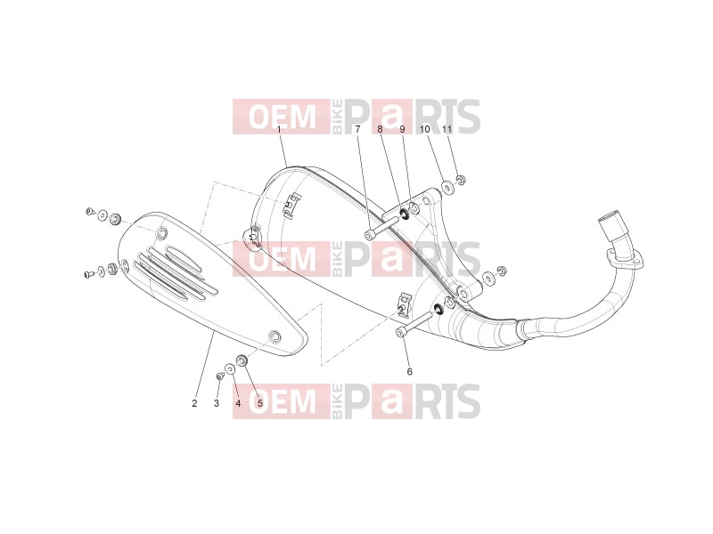 derbi Sonar 150 Engine » Silencer