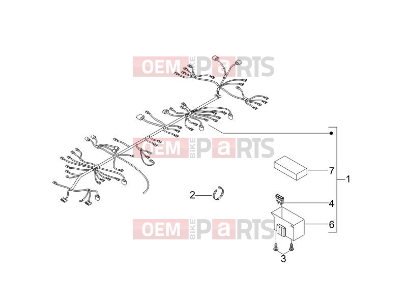 derbi Sonar 150 Electrical system » Main cable harness