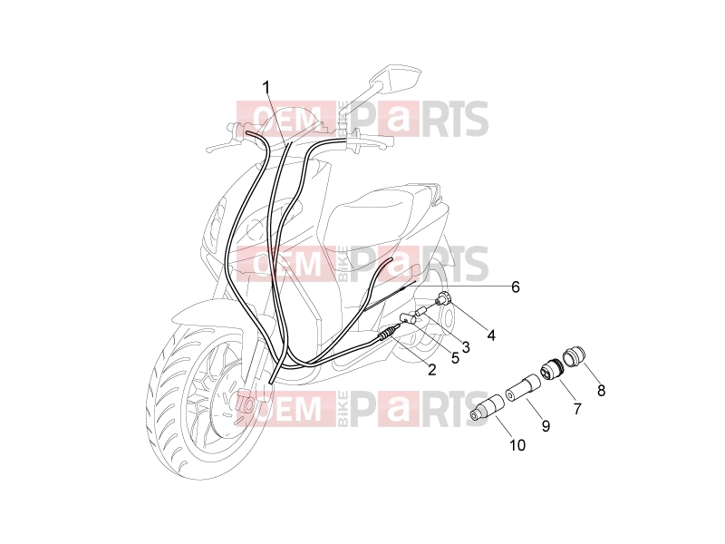derbi Variant Sport 50 ENGINE » Transmissions