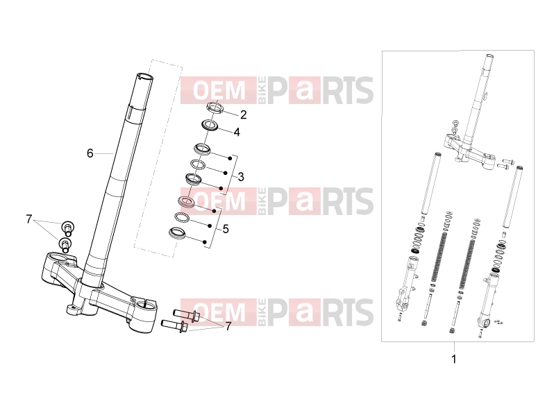 FRAME » Stem base - Derbi Variant Sport 50 2014