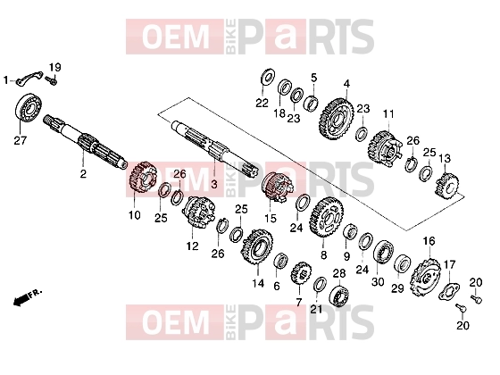 gilera Coguar Engine » Transmission