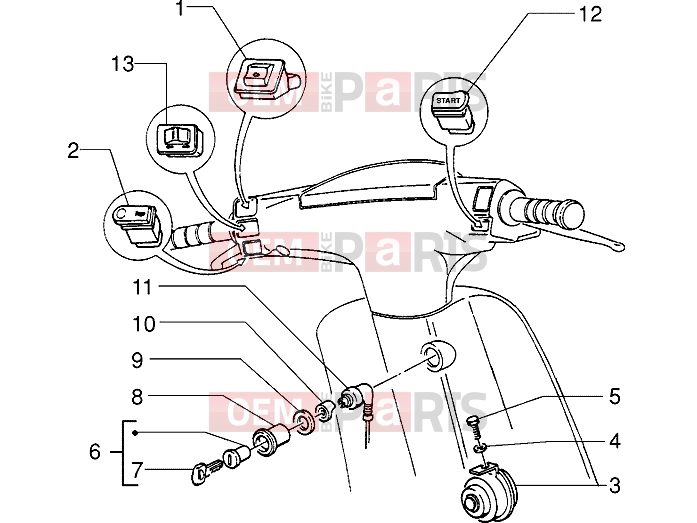 Electrical system » Electrical devices - Gilera Easy Moving