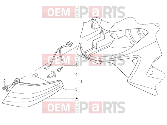 Electrical system » Front Lights - Gilera Nexus 500