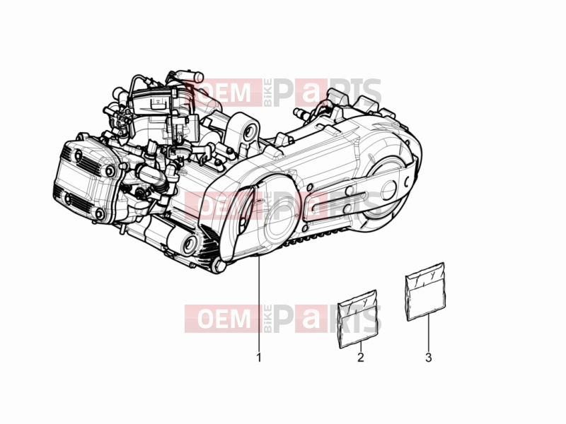 gilera 2011 Nexus 500 Engine » Engine, assembly