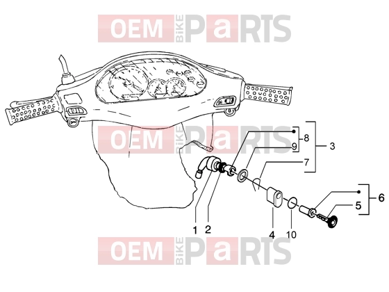 Electrical system » Electrical devices - Gilera Runner 50 Purejet