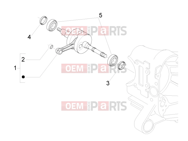 gilera 2010 Runner 50 SP Engine » Crankshaft