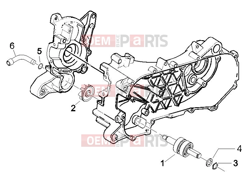 gilera 2008 Runner 50 SP Engine » Cooler pump