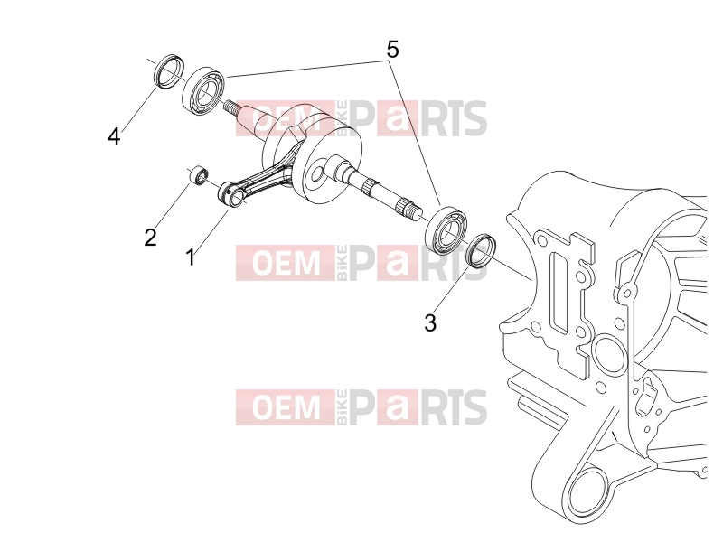 gilera 2009 Runner 50 SP Engine » Crankshaft