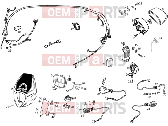 gilera SMT Electrical system » Electrical system