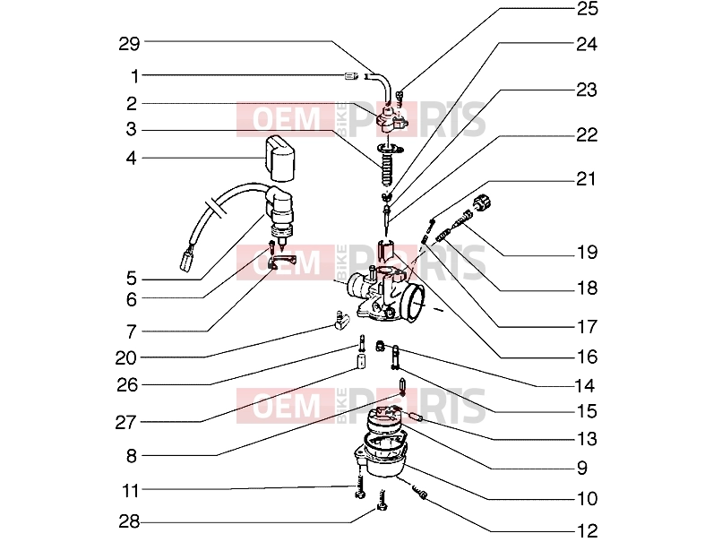 Engine » Carburettor - Gilera Stalker 50