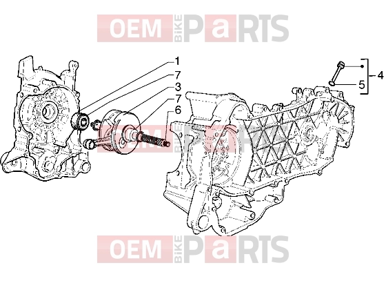gilera Runner VX Engine » Crankshaft