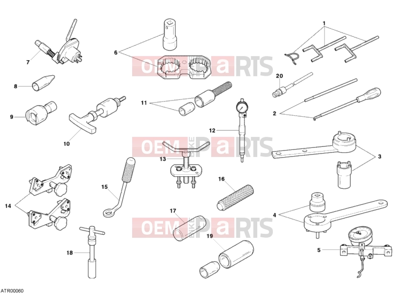 DUCATI 2008 Monster S4R WORKSHOP SERVICE TOOLS » SPECIAL TOOLS