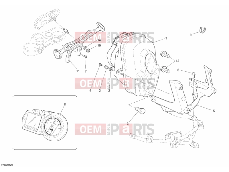 DUCATI 2007 Multistrada 1100 HEADLIGHT » LIGHTING SYSTEM