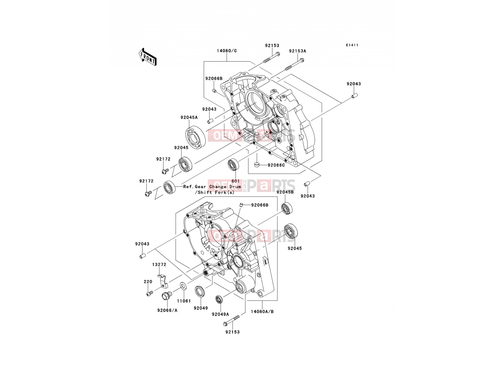 KAWASAKI 2011 Crankcase