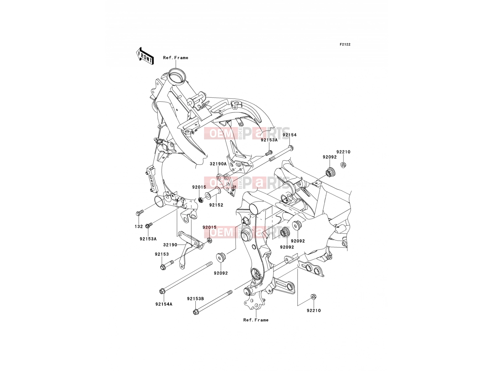 KAWASAKI 2011 Engine Mount