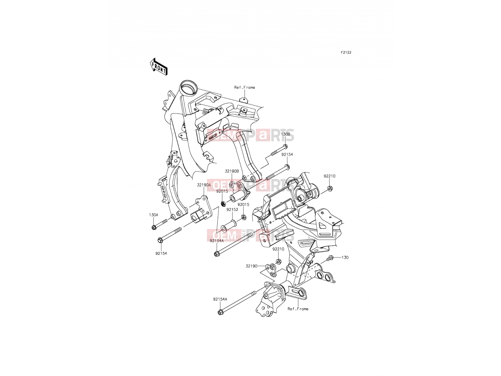 KAWASAKI 2012 Engine Mount