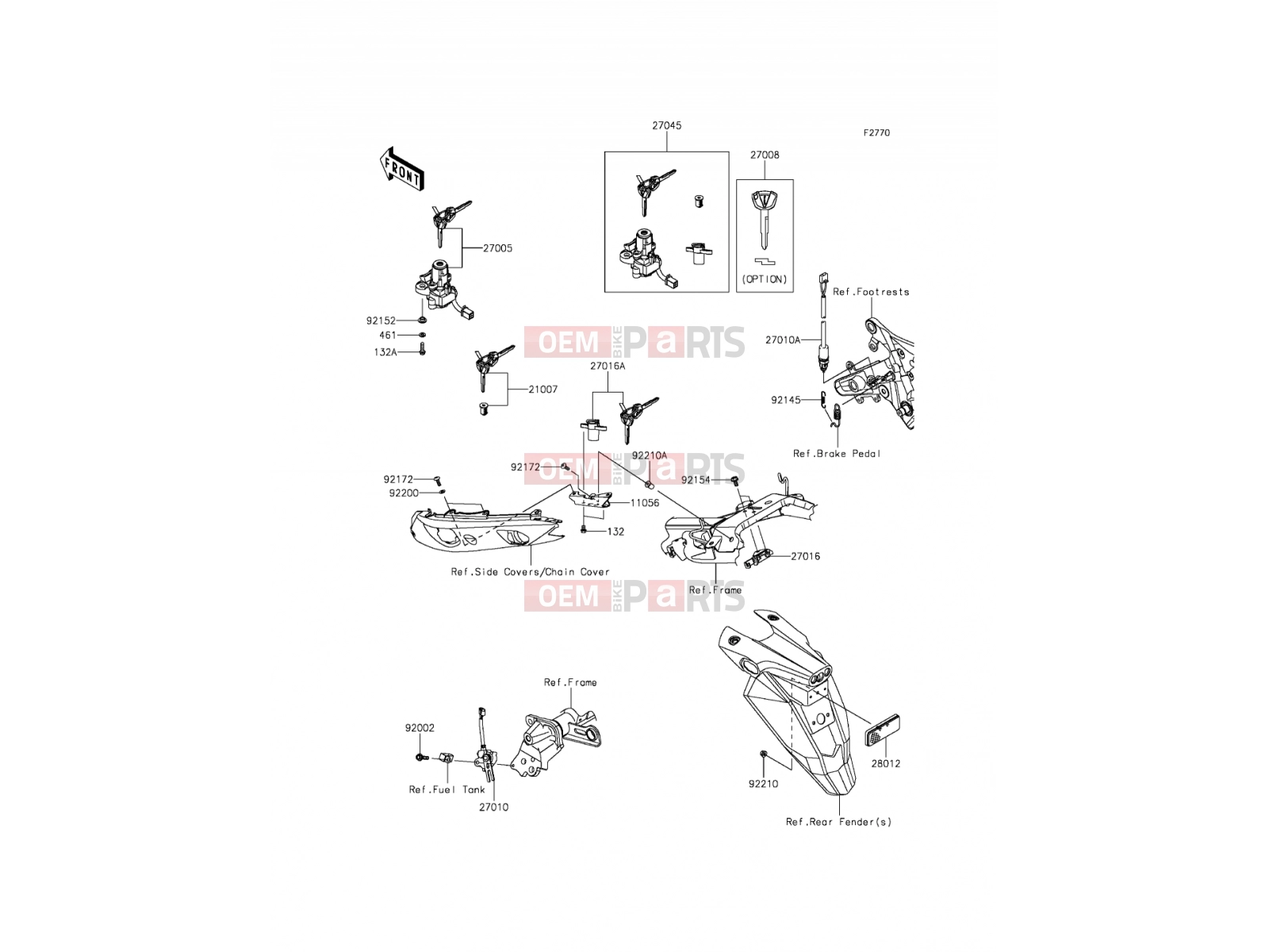 KAWASAKI 2012 Ignition Switch