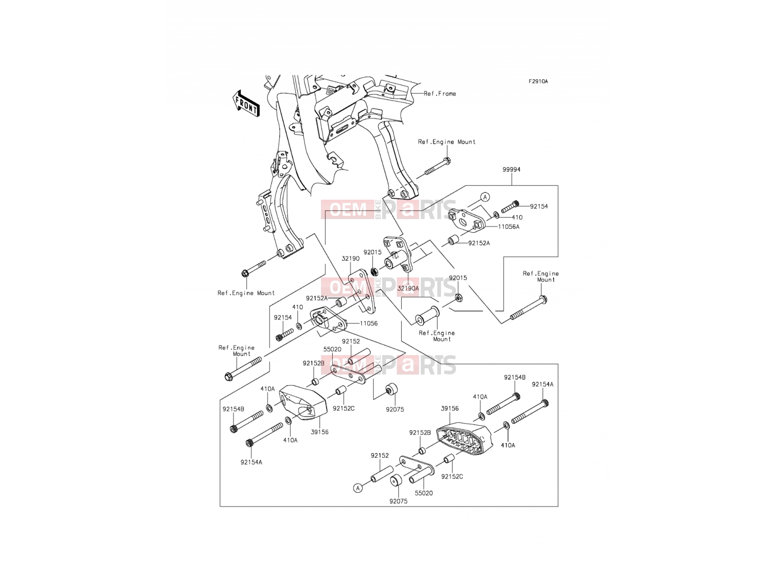 Accessory(Engine Guard) - Kawasaki ER-6f (EX650ECF) 2012