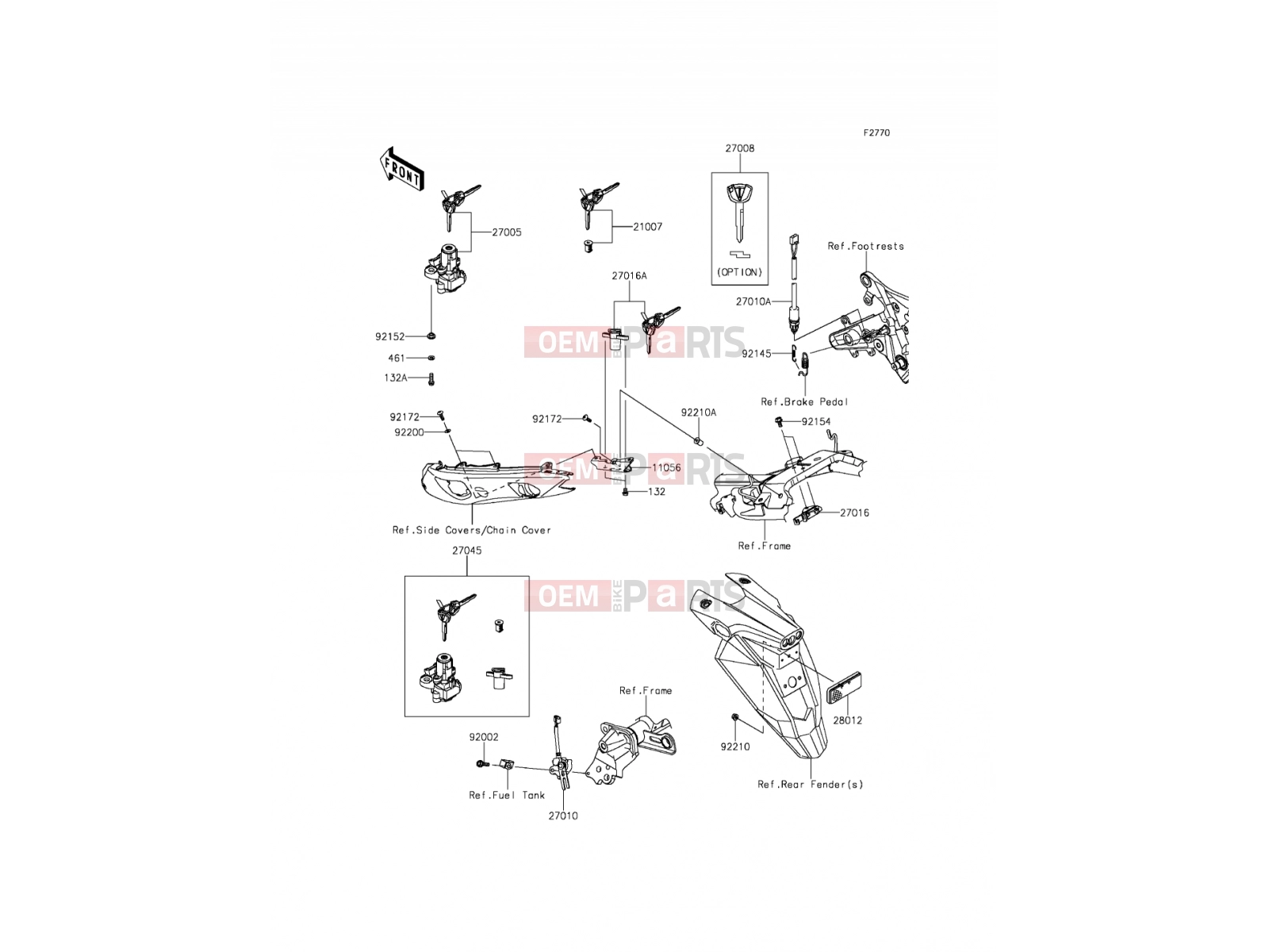 KAWASAKI 2012 Ignition Switch