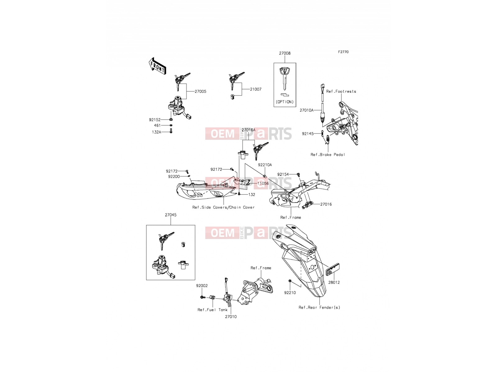 KAWASAKI 2013 Ignition Switch