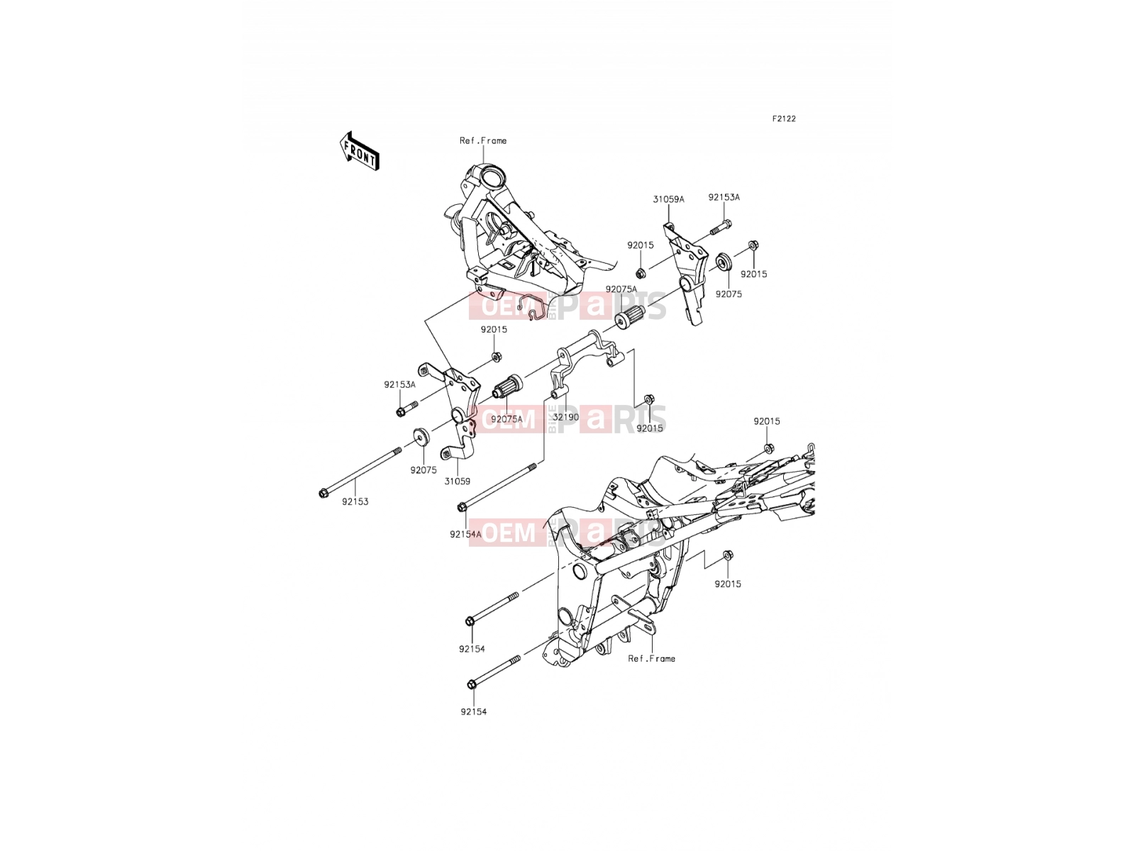 KAWASAKI 2013 Engine Mount