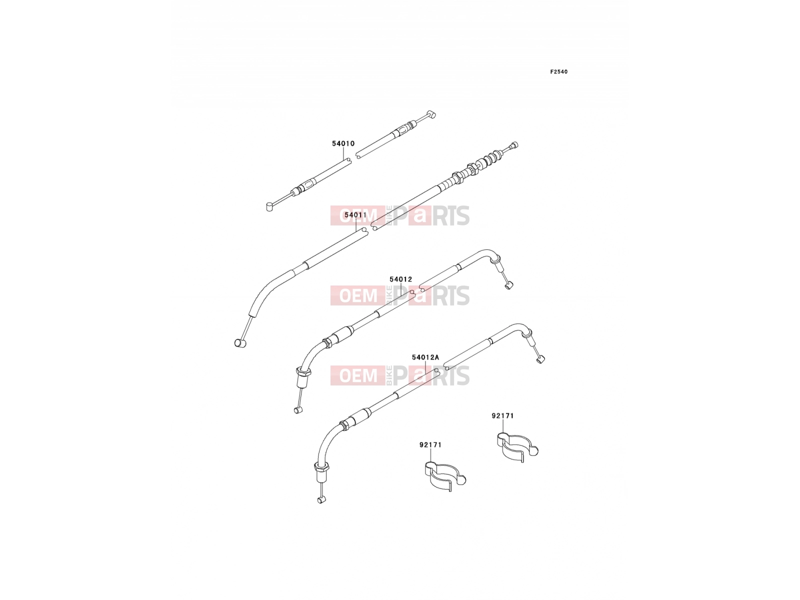 KAWASAKI 2013 Cables
