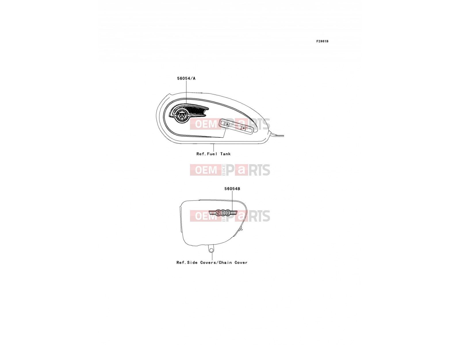KAWASAKI 2013 Decals(Blue)