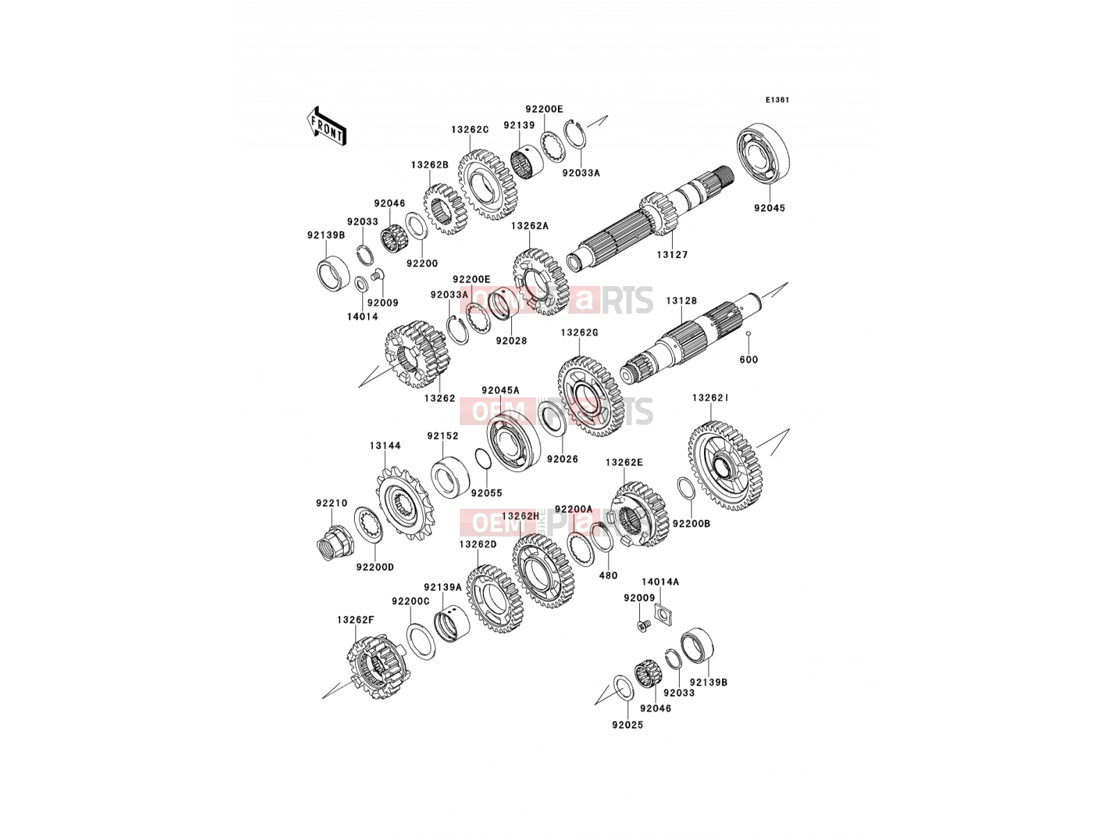 KAWASAKI 2014 Transmission