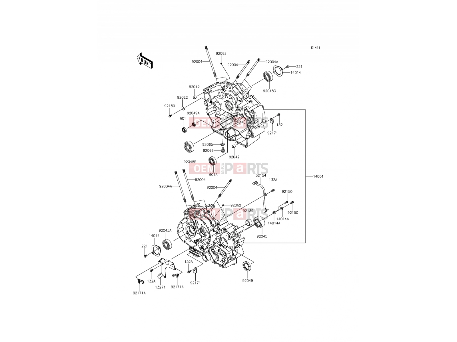 KAWASAKI 2014 Crankcase