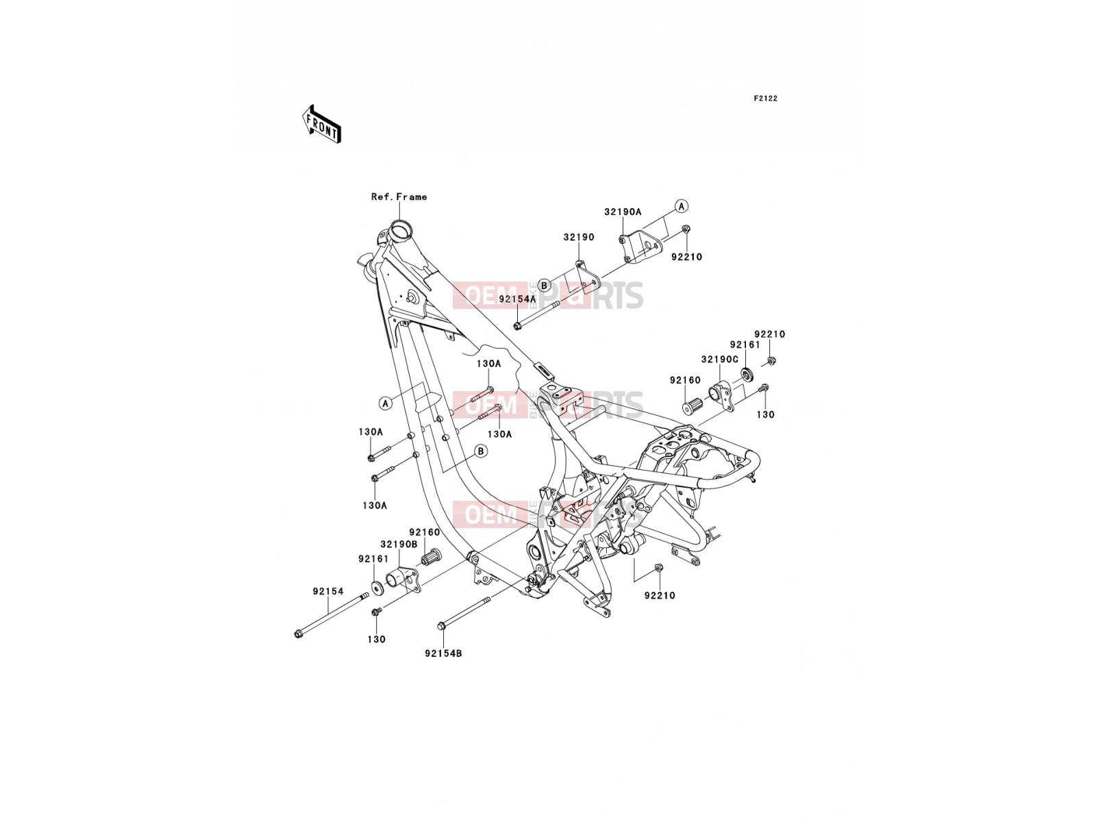 KAWASAKI 2014 Engine Mount