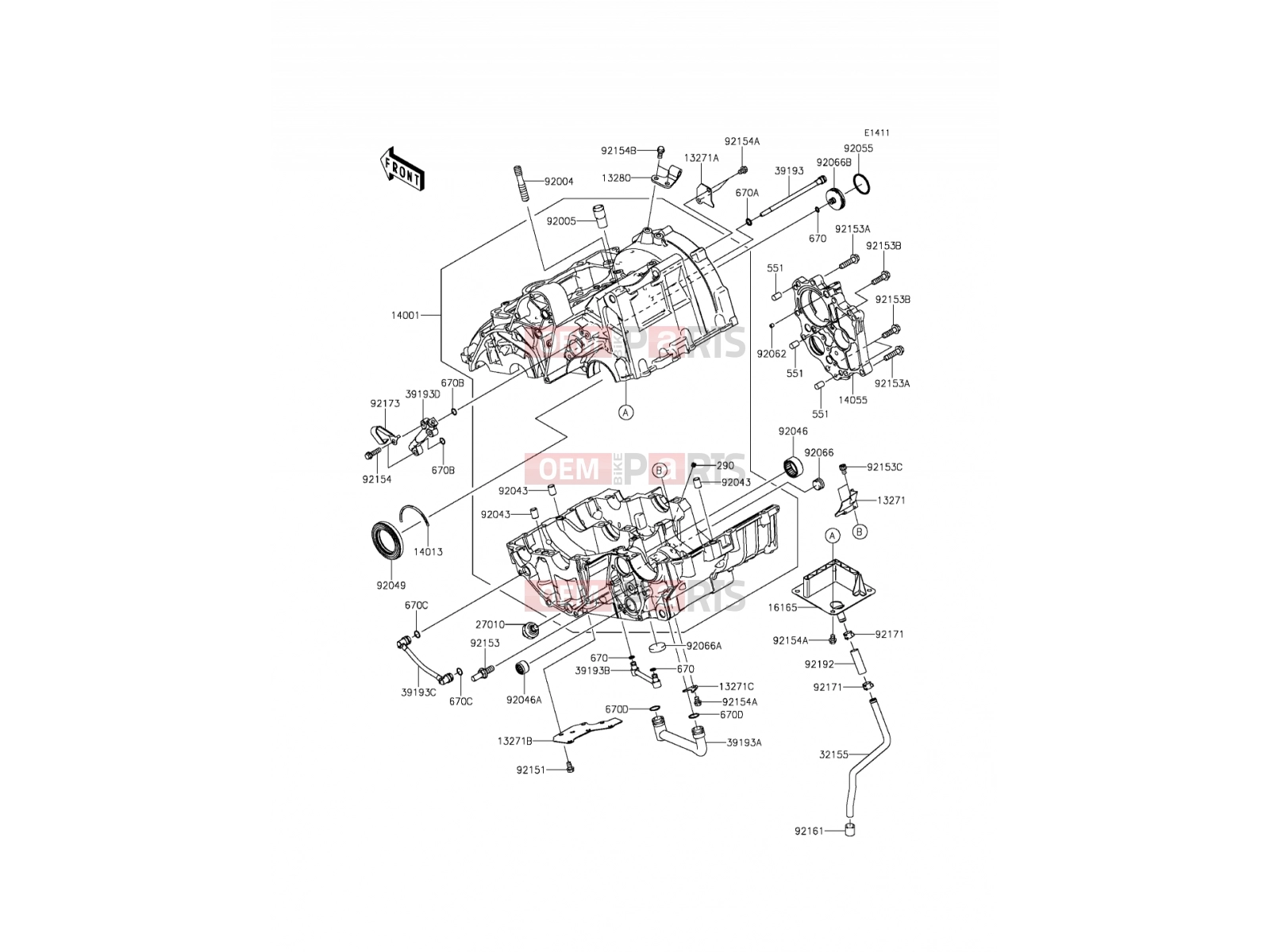KAWASAKI 2015 Crankcase
