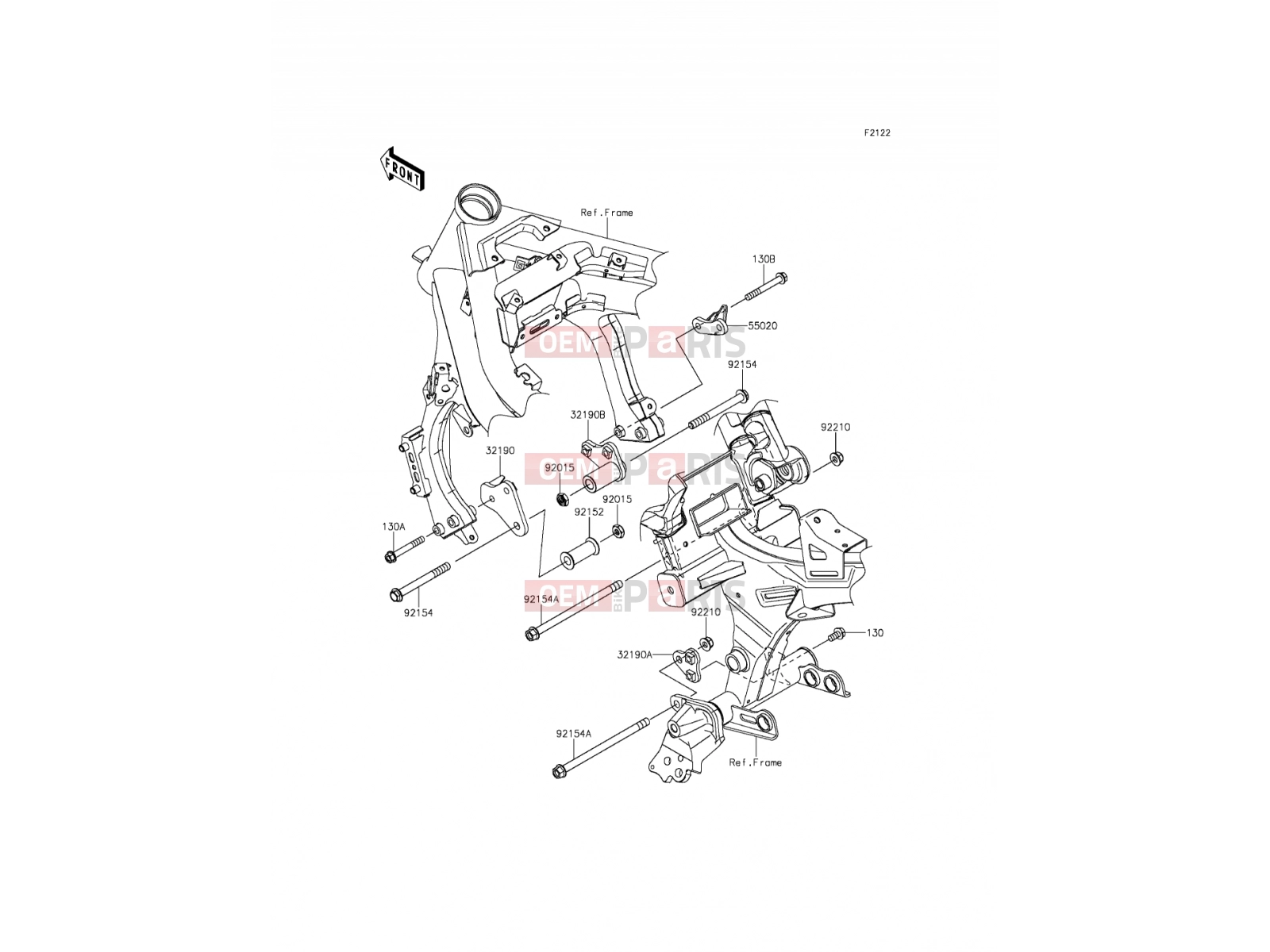 KAWASAKI 2015 Engine Mount