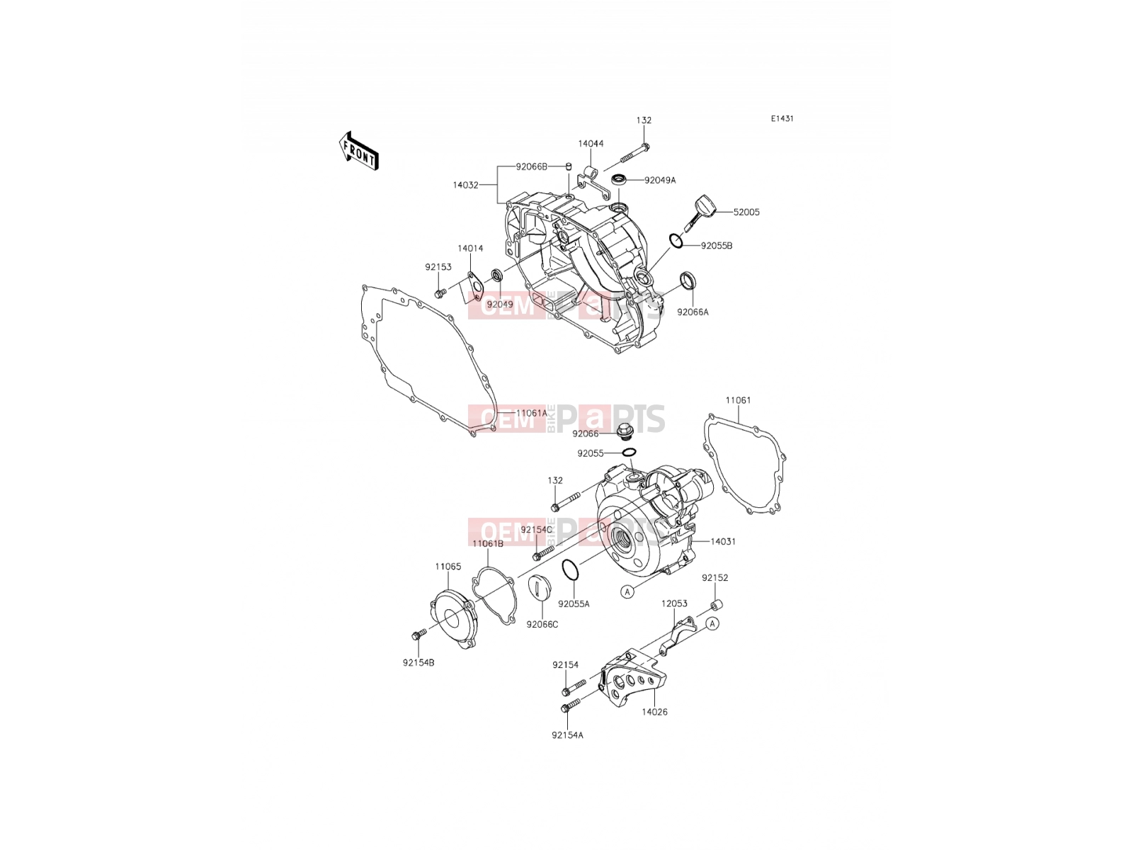 Engine Cover(s) - Kawasaki D-TRACKER (KLX150HGF) 2016