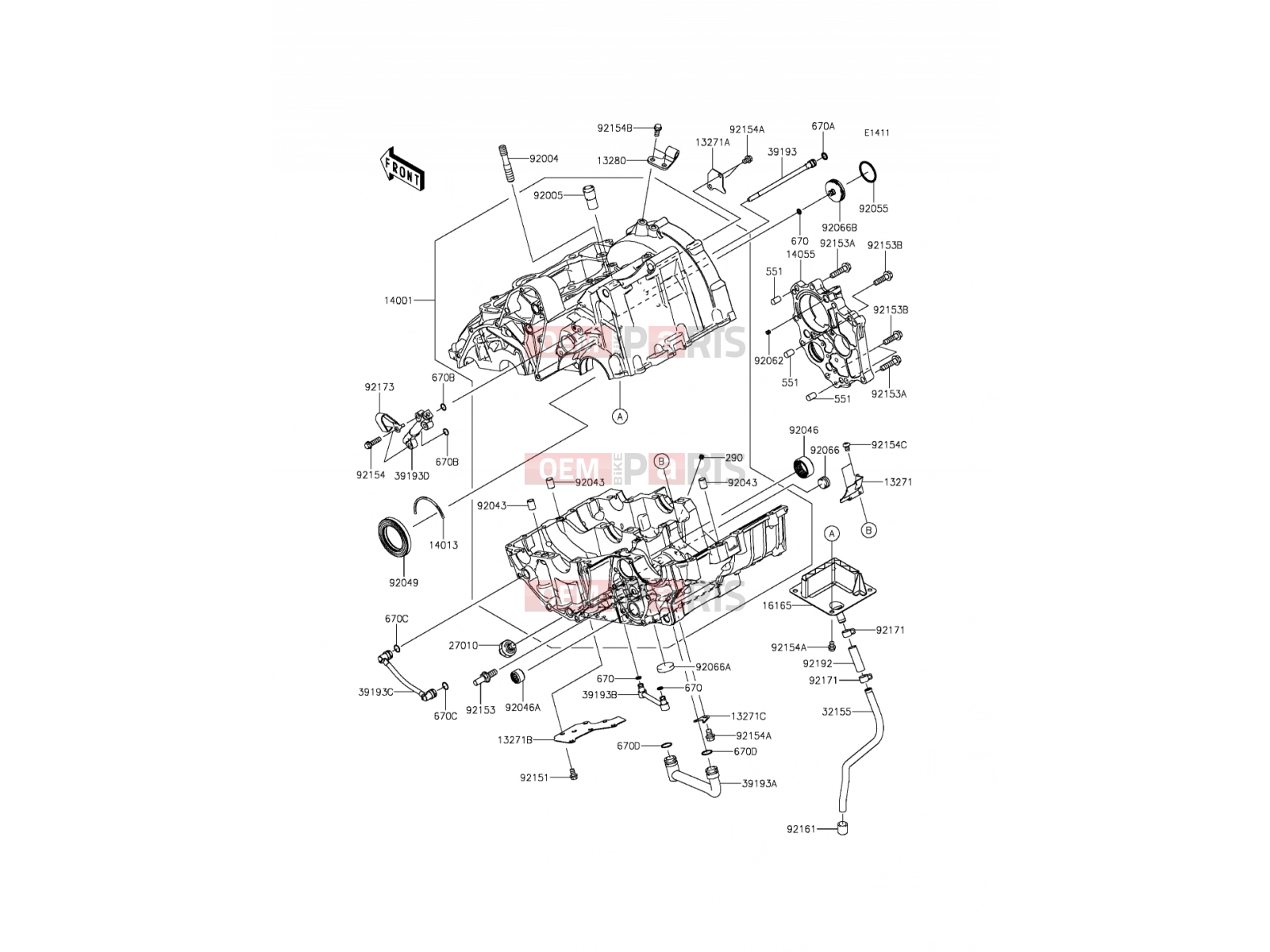 KAWASAKI 2016 Crankcase