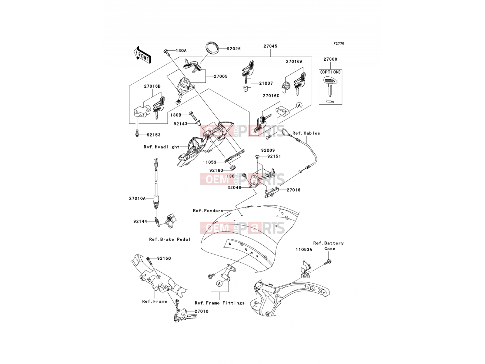 KAWASAKI 2006 Ignition Switch