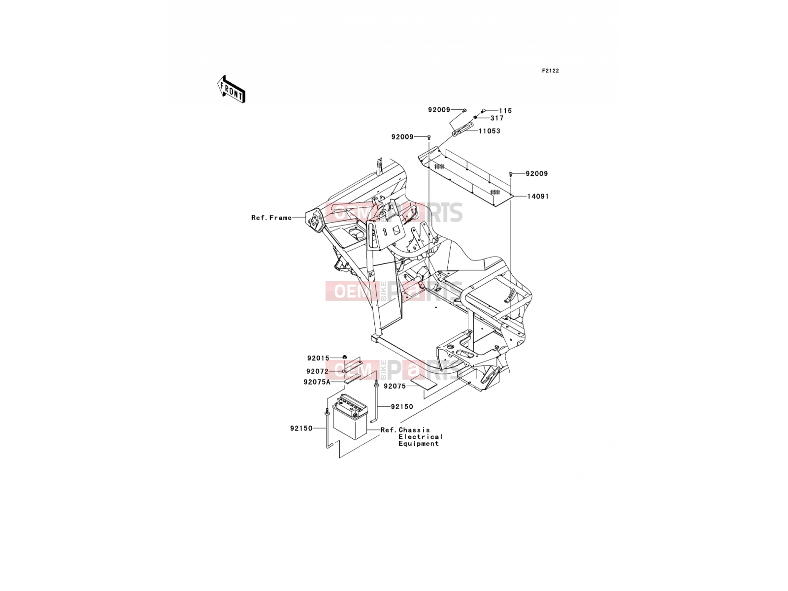KAWASAKI 2012 Engine Mount