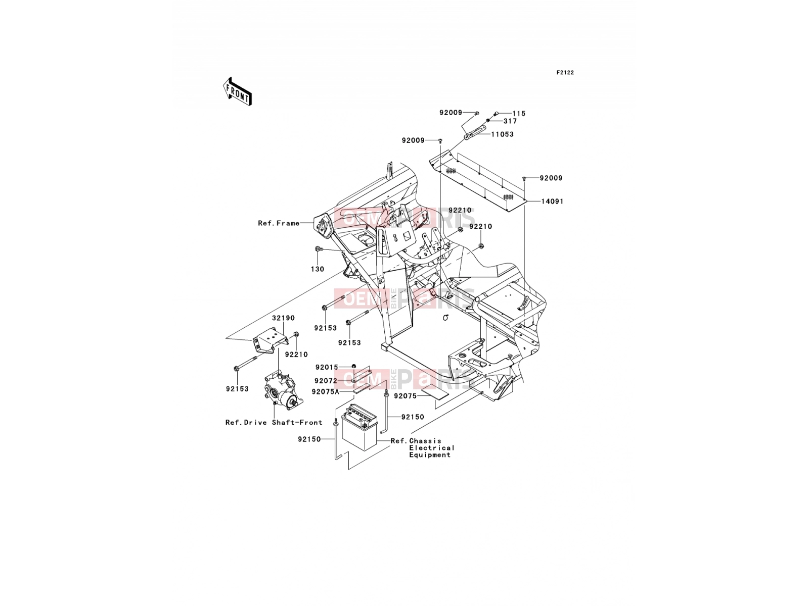 KAWASAKI 2014 Engine Mount