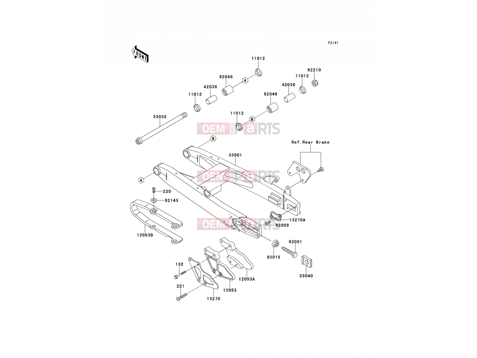 KAWASAKI 2000 Swingarm