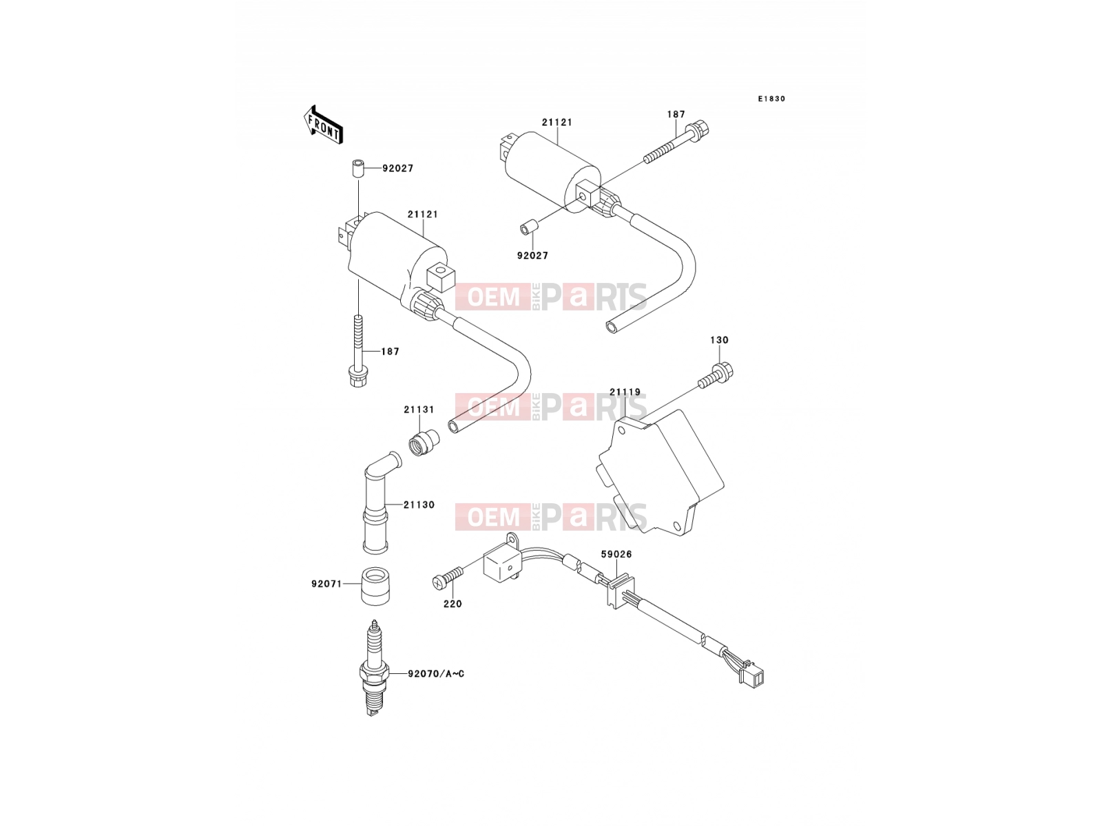 KAWASAKI 2000 Ignition System