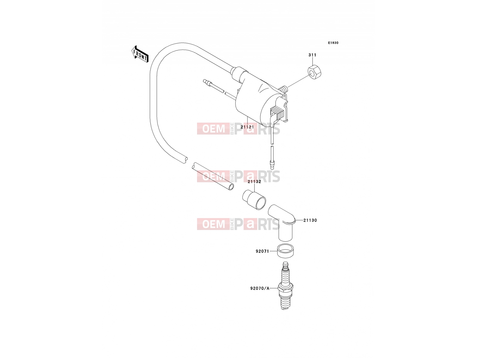KAWASAKI 2000 Ignition System