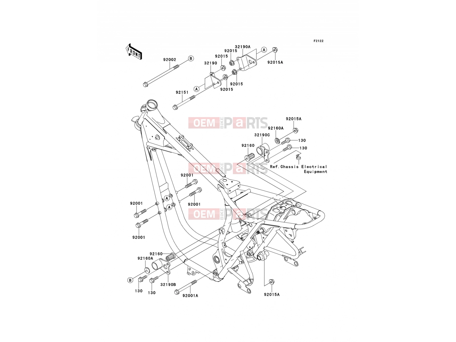 KAWASAKI 2002 Engine Mount