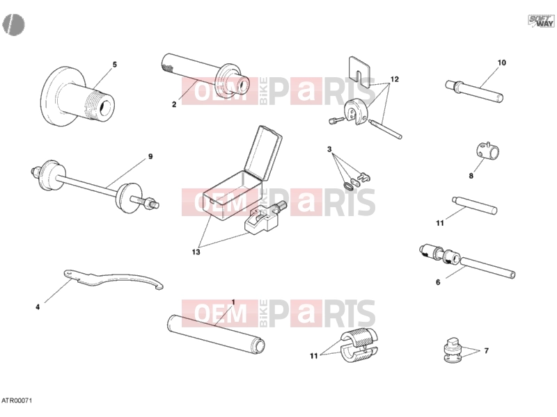DUCATI 2006 Multistrada 1000 WORKSHOP SERVICE TOOLS, FRAME » FRAME